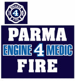 NEW Parma Fire 50/50 Hooded Sweatshirt (Available for all stations)