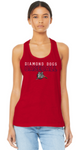 Diamond Dogs Baseball Logo Bella + Canvas Relaxed Jersey Racerback Tank Top