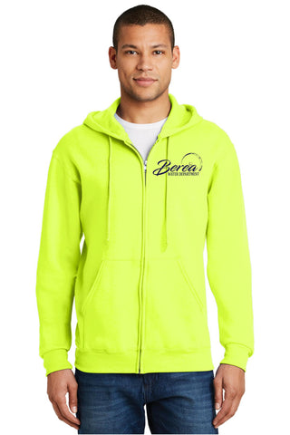 Berea Service Dept. Jerzees Nublend 8 oz Full Zip Hooded Sweatshirt (Sold in 3 colors)